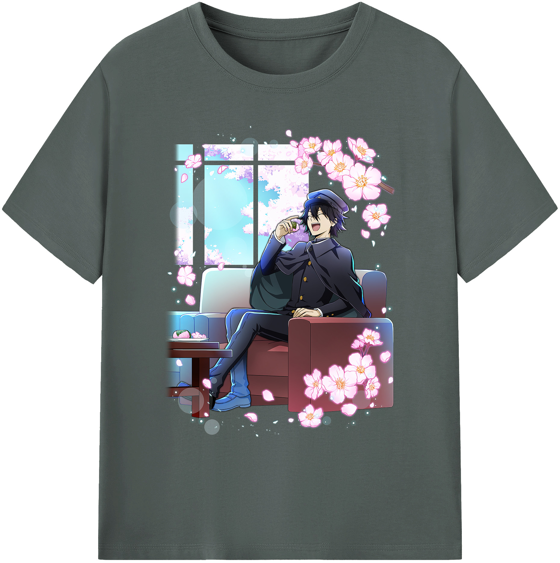 （画像用） 文豪ストレイドッグス Bungo Stray Dogs 綿100％ メンズ半袖Tシャツ｜肌触りやわらか＆通気性